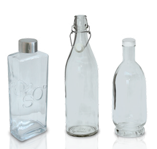 Szklane butelki